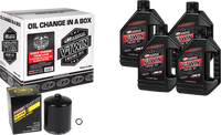 V Twin Syn Oil Change Kit Tc Black Filer