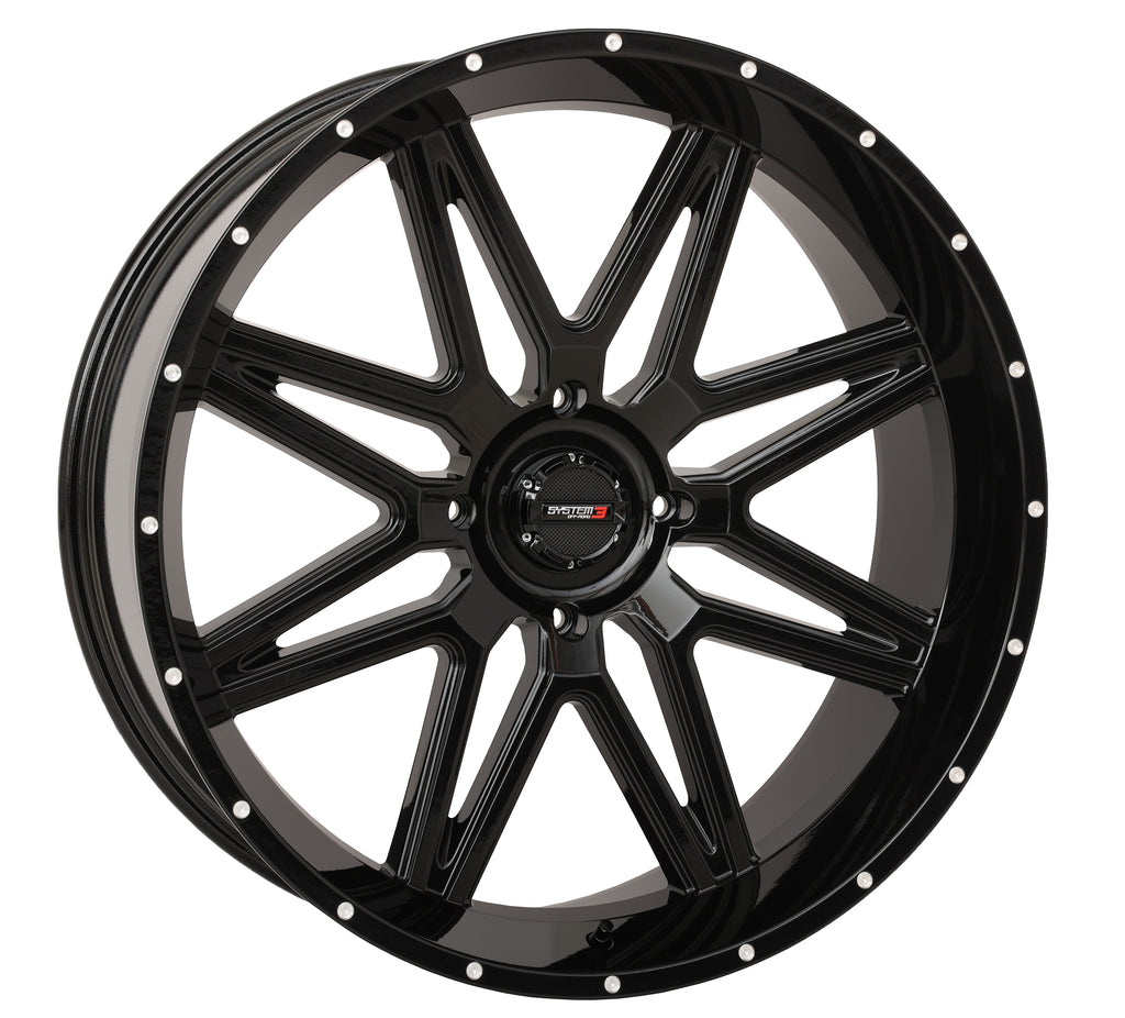 St7 Wheel 24x9 5+4 (0mm) 4/137 Gloss Black