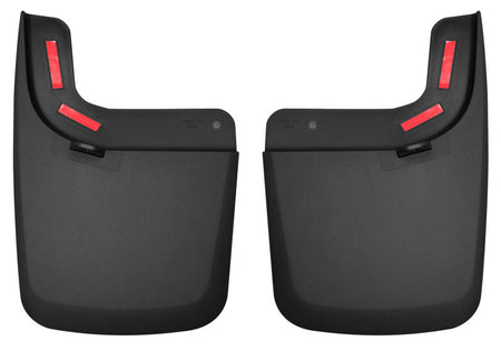 Husky Liners 17 Ford F-250 Super Duty / F-350 Super Duty Rear Mud Guards (w/ Flares) Black