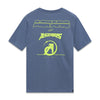 Bold Type Back Csf Ss Tee Slate Blue Sm