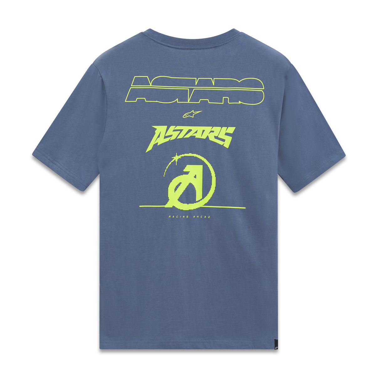 Bold Type Back Csf Ss Tee Slate Blue Sm