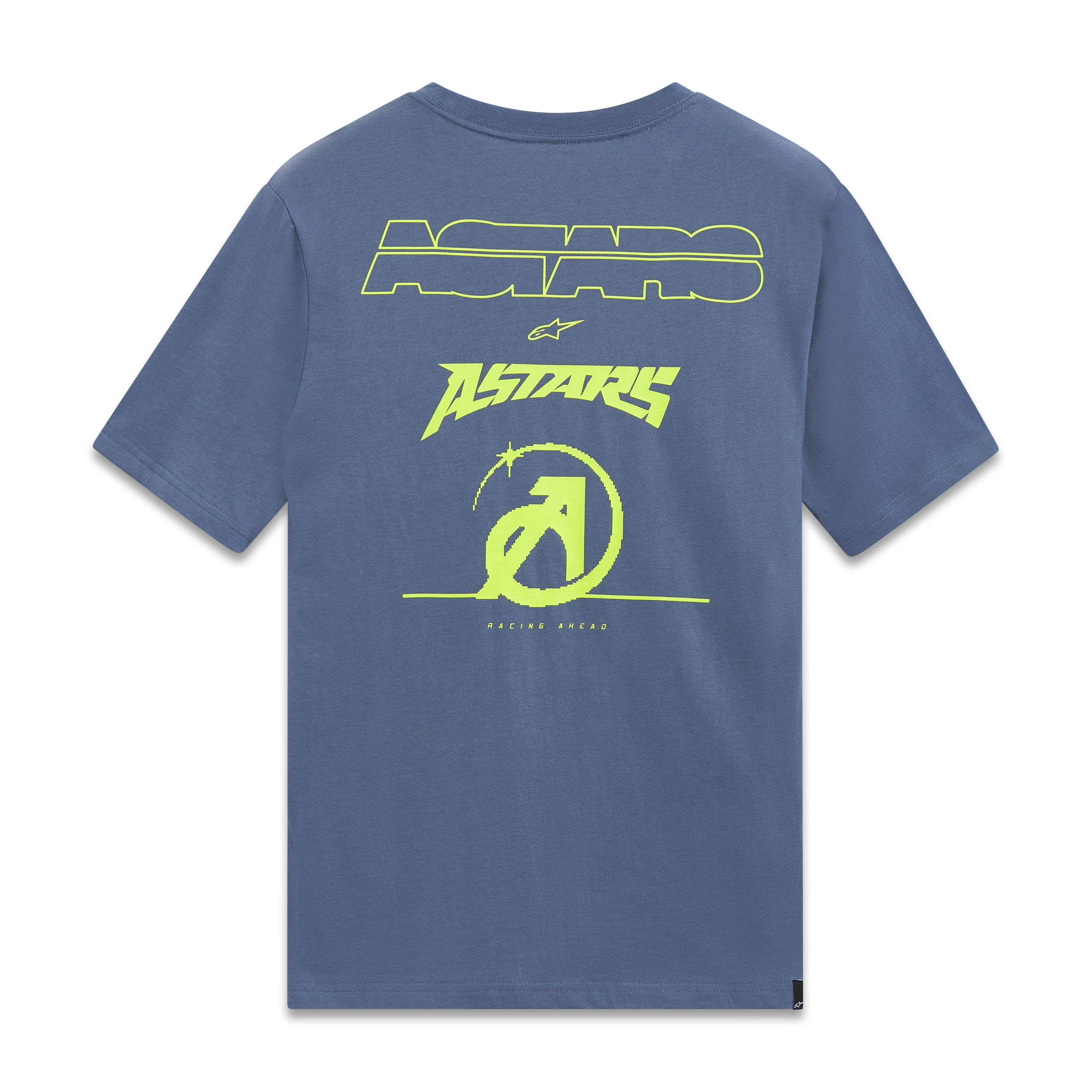 Bold Type Back Csf Ss Tee Slate Blue Md