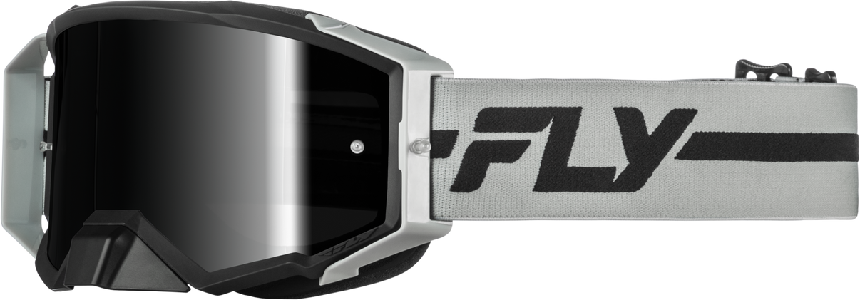 Zone Pro Goggle Grey/Black W/ Black Mirror/Smoke Lens