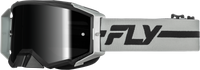 Zone Pro Goggle Grey/Black W/ Black Mirror/Smoke Lens