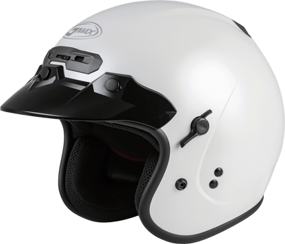 Gm 32 Open Face Helmet Pearl White 3x