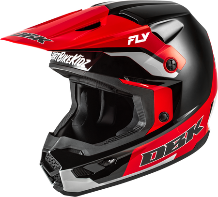 Kinetic Dbk Helmet Black/Red/Grey Lg