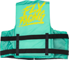Nylon Flotation Vest Seafoam Green/Yellow 3x