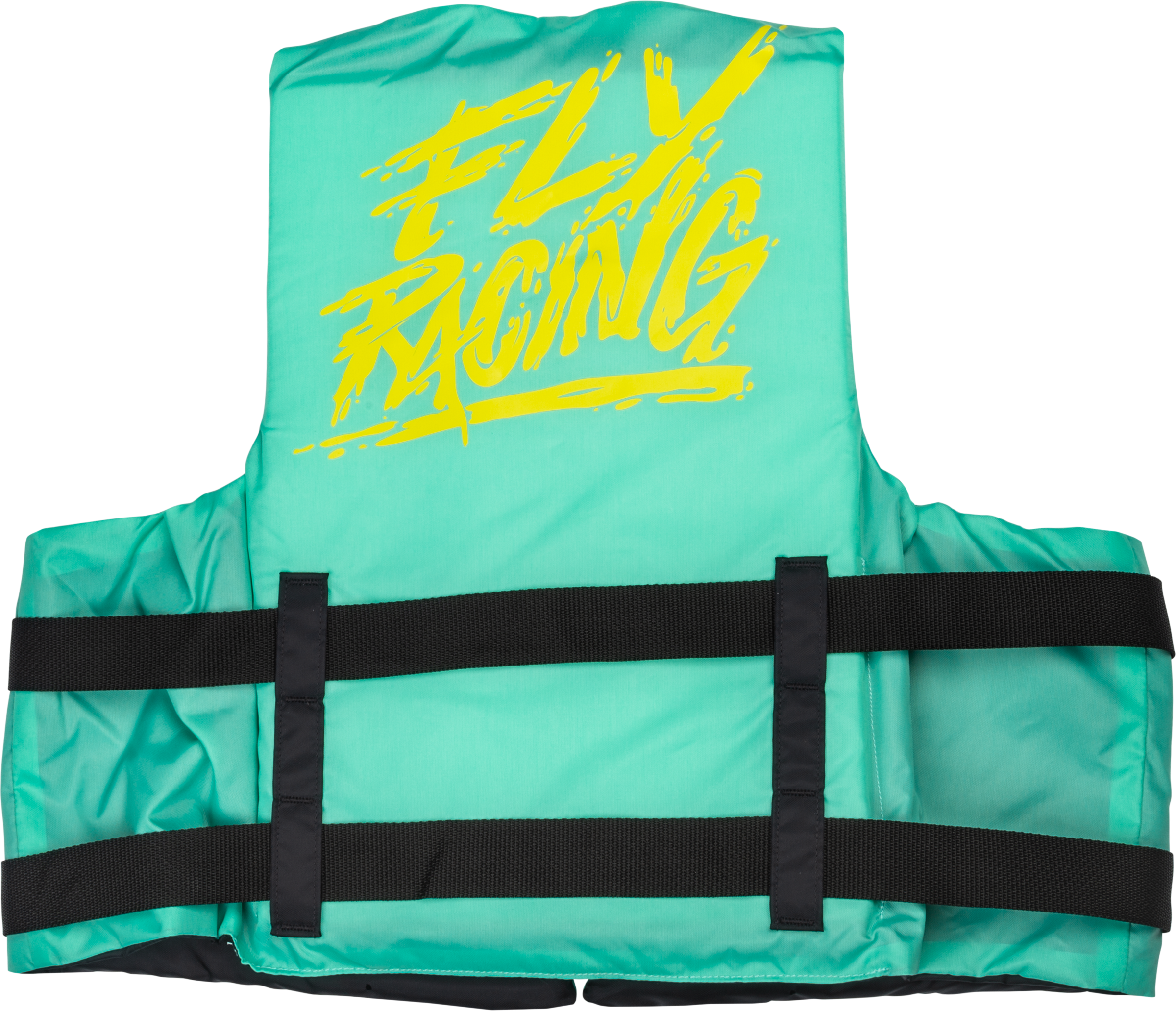 Nylon Flotation Vest Seafoam Green/Yellow 3x