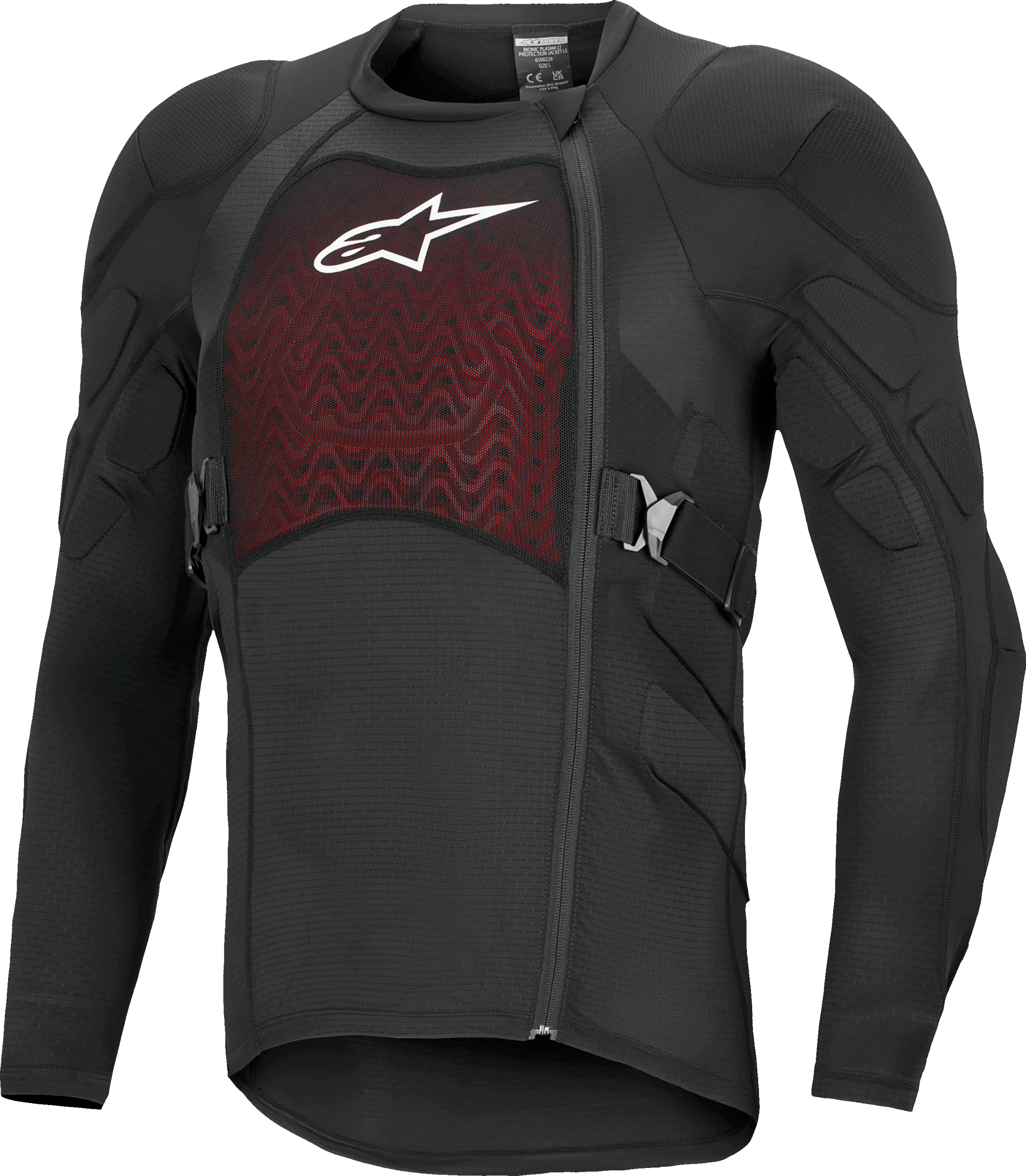 Bionic Plasma Lt Protec Jkt Ls Black/White Xl
