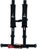 DragonFire Racing Harness- H-Style- 4-Point- 2in Youth- Black