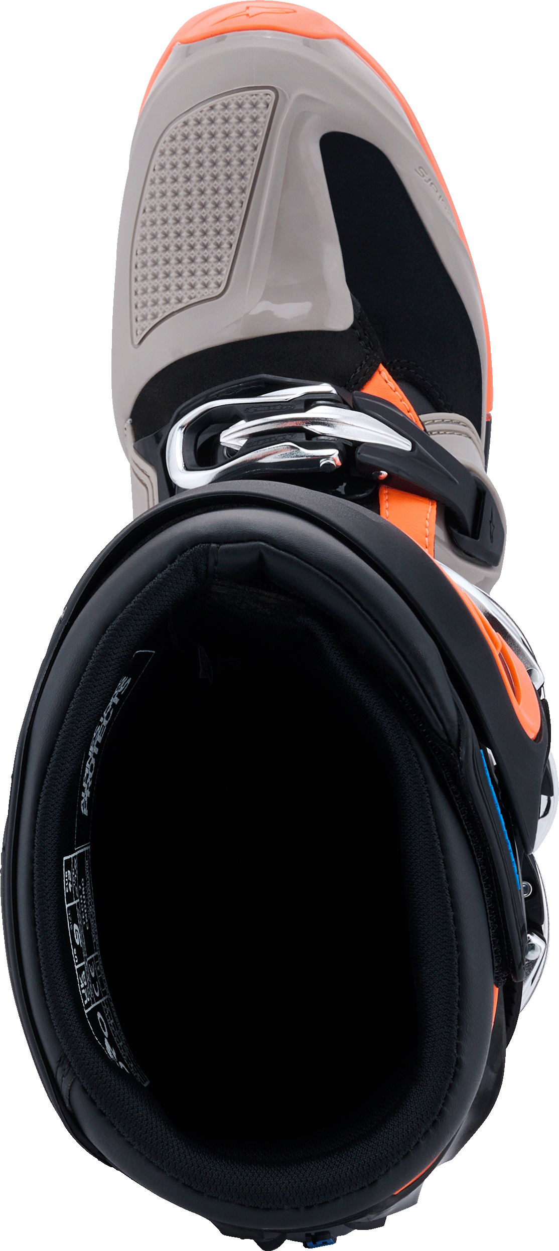 Tech 7 Enduro Blk/Warm Gry/Orange Fluo 8
