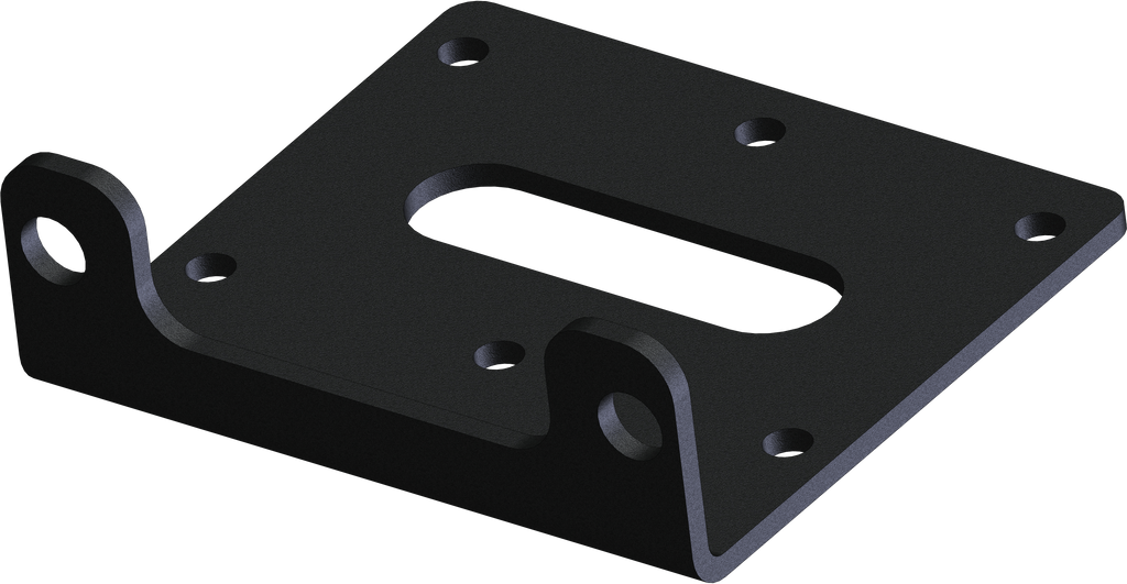 Roller Fairlead Mount Plate Warn Vrx/Axon