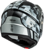 Md 74 Striker Modular Helmet W Slvr Shield Slvr/Blu Mtlc Xs