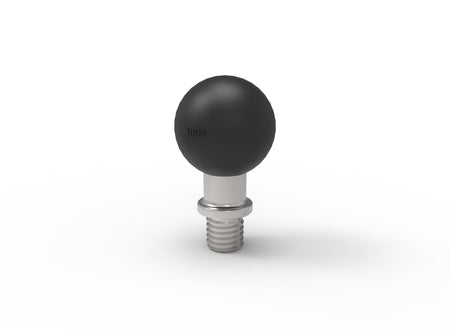 1" Ball W/M10x1.5 Pitch Male Thread
