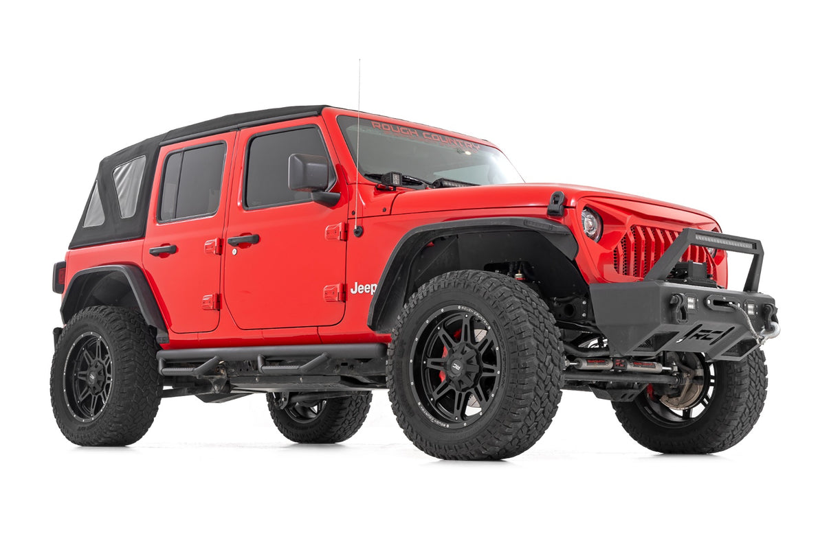 Nerf Steps | Wheel to Wheel | 4 Door | Jeep Wrangler Unlimited 4WD (18-25) | RCJ1866B