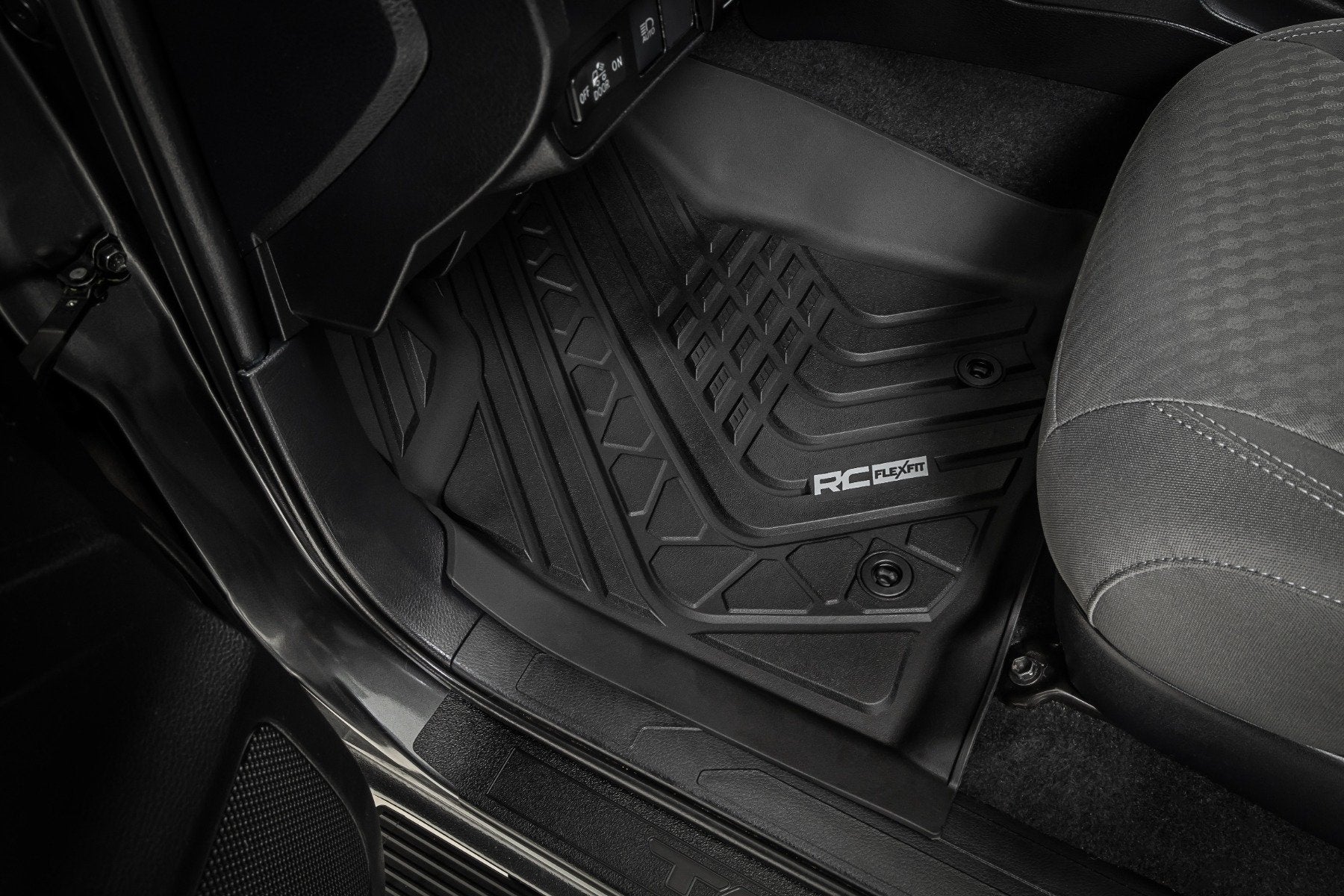 Flex-Fit Floor Mats | Front | Toyota Tacoma 2WD/4WD (2016-2023) | FF-7121