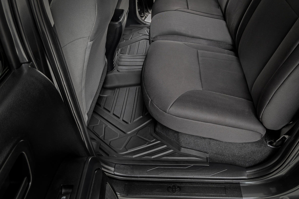 Flex-Fit Floor Mats | Front and Rear | Toyota Tacoma 2WD/4WD (2016-2023) | FF-71216