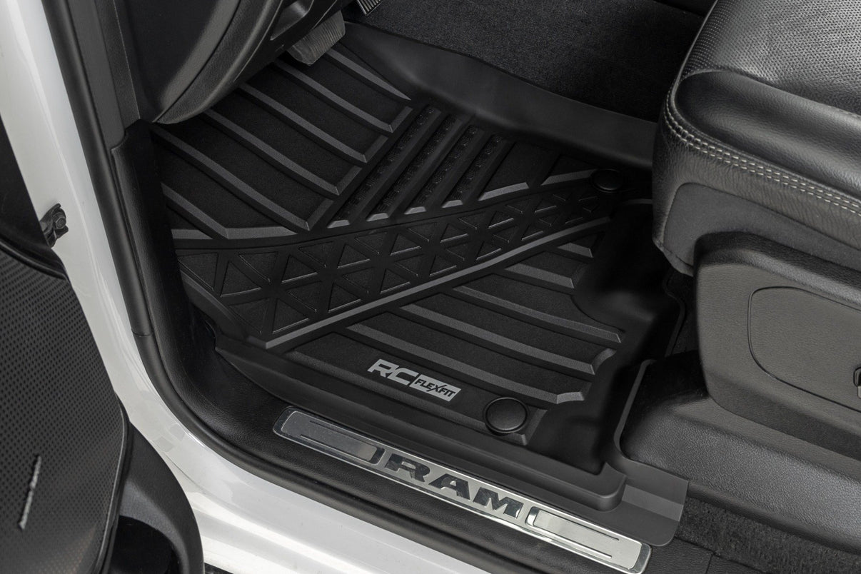 Flex-Fit Floor Mats | Front | Crew | Ram 1500 (19-24)/1500 TRX (21-24) | FF-3142
