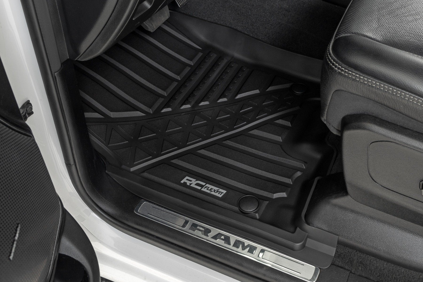 Flex-Fit Floor Mats | Front | Crew | Ram 1500 (19-24)/1500 TRX (21-24) | FF-3142