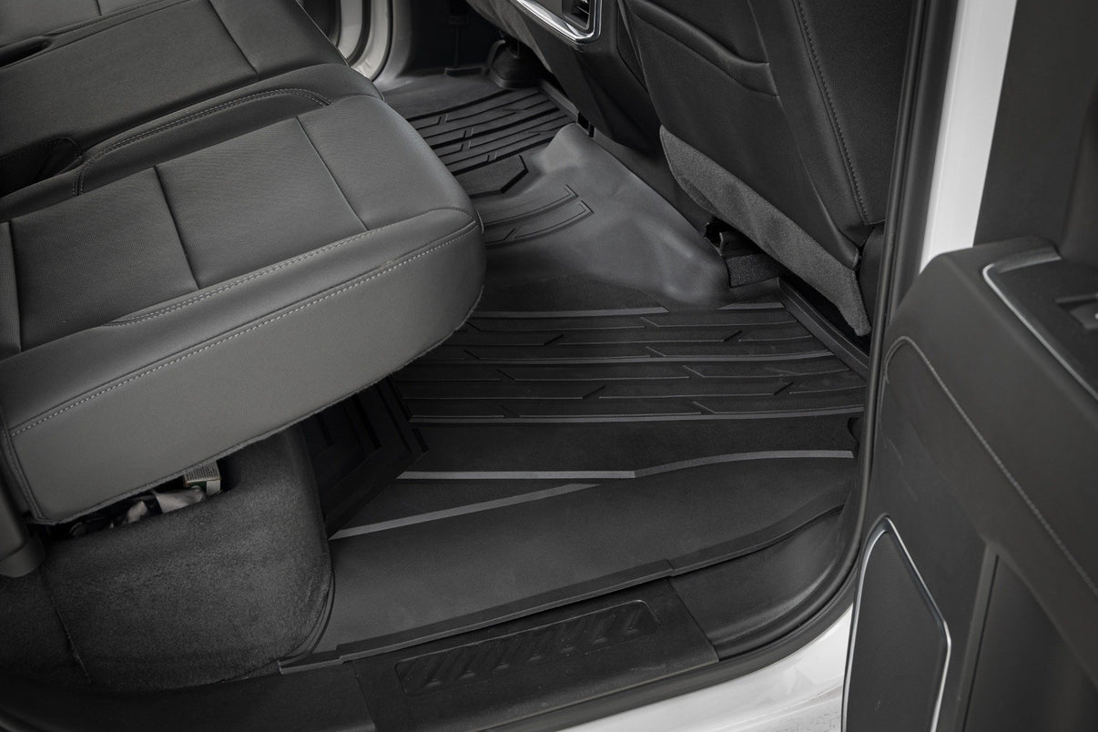 Flex-Fit Floor Mats | FR & RR | FR Bucket | Crew | Chevy/GMC 1500/2500HD/3500HD (19-25 & Classic) | FF-21612