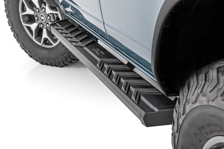Rough Country | BA2 Running Boards | Side Step Bars | 4-Door | Ford Bronco 4WD (2021-2026) | 41007A