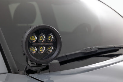 LED Light Kit | Ditch Mount | 2" Black Pair | White DRL | Toyota Tacoma (16-23) | 71082