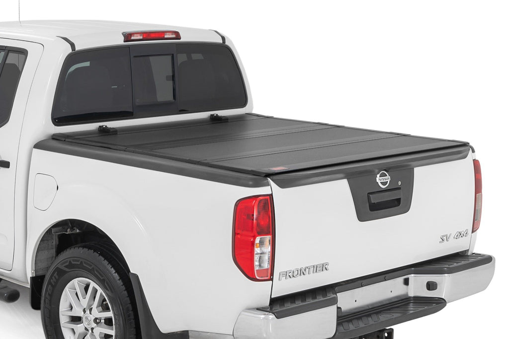 Hard Tri-Fold Flip Up Bed Cover | 5' Bed | Nissan Frontier 2WD/4WD (05-21) | 49520501