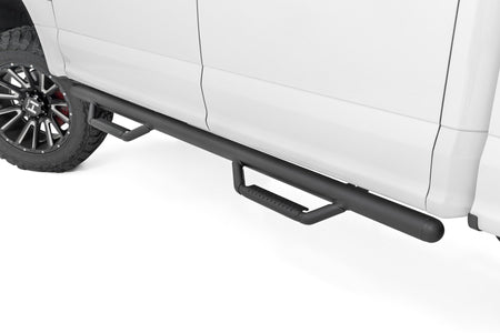 Rough Country | Nerf Steps | Cab Length | Crew | Ford F-150/Lightning/F-250/F-350/Raptor (15-26) | RCF1596CCB