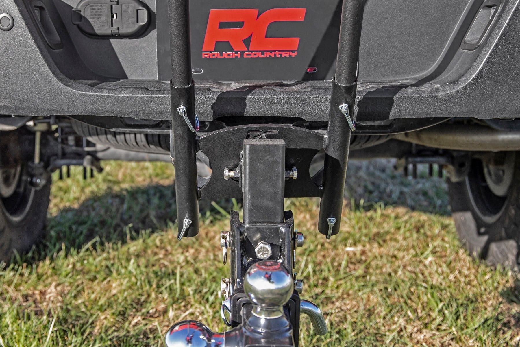 Flag Pole Holder | Dual | 2 Inch Hitch | w/ Flag Poles | 117504