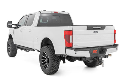 Rough Country | Nerf Steps | Cab Length | Crew | Ford F-150/Lightning/F-250/F-350/Raptor (15-26) | RCF1596CCB