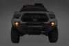 Rough Country | LED Fog Light Kit | 3.5 Inch Round Black Series | Amber DRL | Toyota Tacoma (16-23) | 71095
