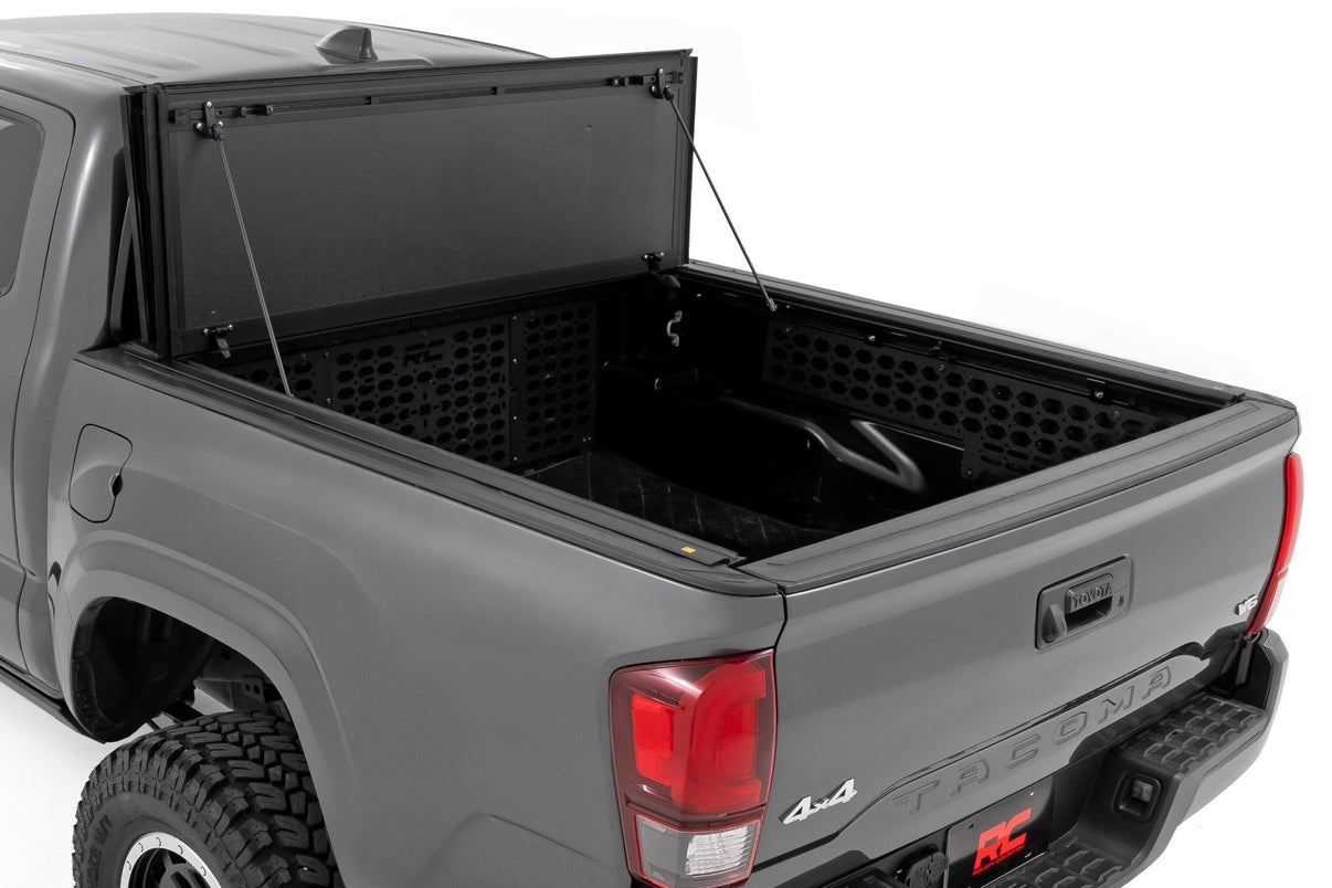 Hard Tri-Fold Flip Up Bed Cover | 6' Bed | Toyota Tacoma 2WD/4WD (2005-2015) | 49415600