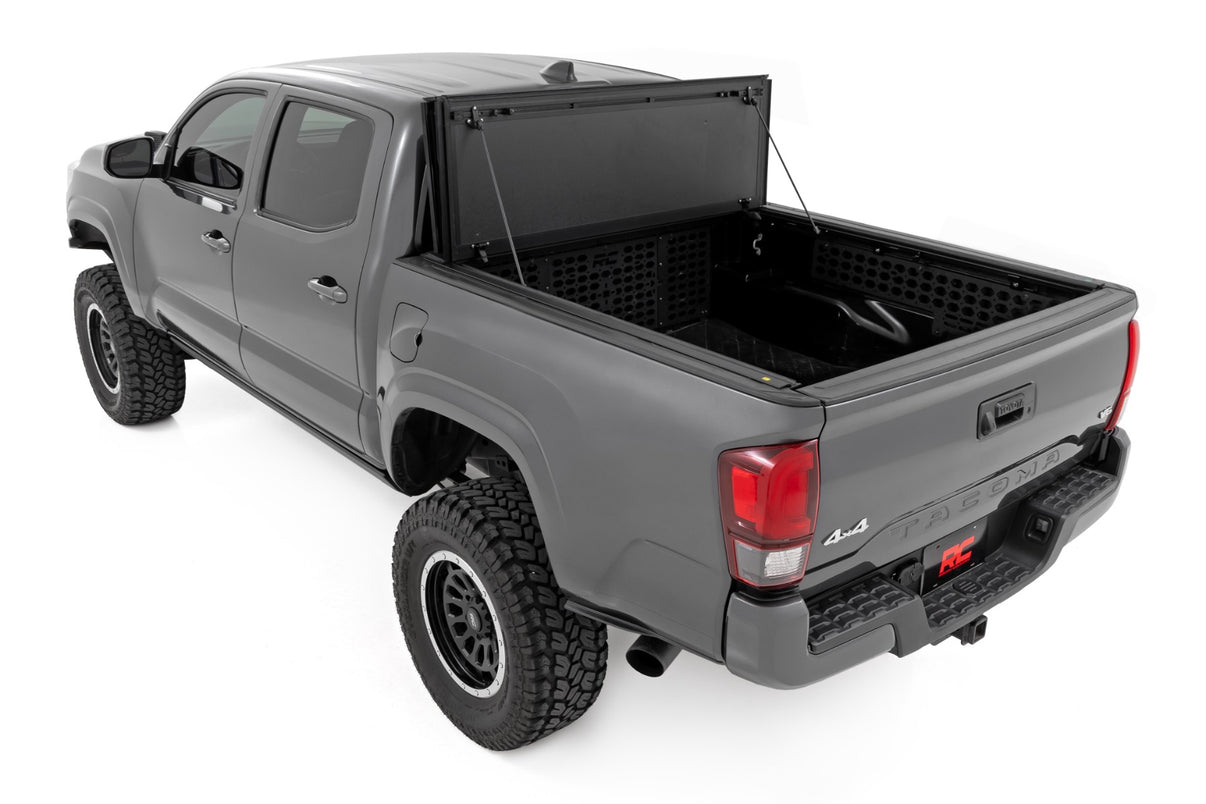 Hard Tri-Fold Flip Up Bed Cover | 6' Bed | Toyota Tacoma 2WD/4WD (2005-2015) | 49415600