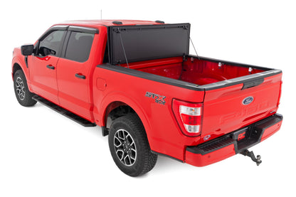 Hard Tri-Fold Flip Up Bed Cover | 5'7" Bed | Ford F-150 2WD/4WD (2015-2020) | 49220550