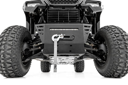 Winch Plate | 4500-LB Winch | 10" Black Slimline | Honda Pioneer 520 | 92079