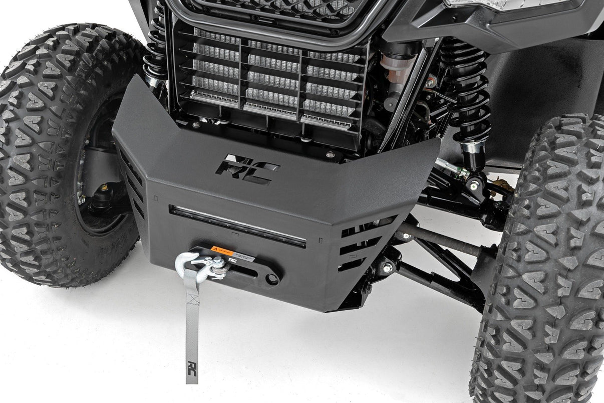 Winch Plate | 10" Black Slimline | Honda Pioneer 520 | 92078