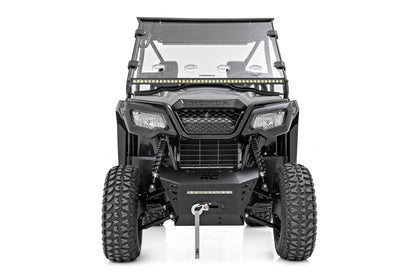 Winch Plate | 10" Black Slimline | Honda Pioneer 520 | 92078