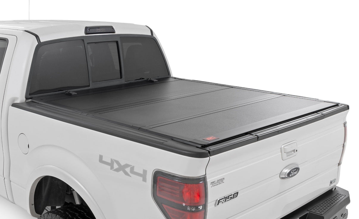 Hard Tri-Fold Flip Up Bed Cover | 5'7" Bed | Ford F-150 2WD/4WD (2004-2014) | 49214550