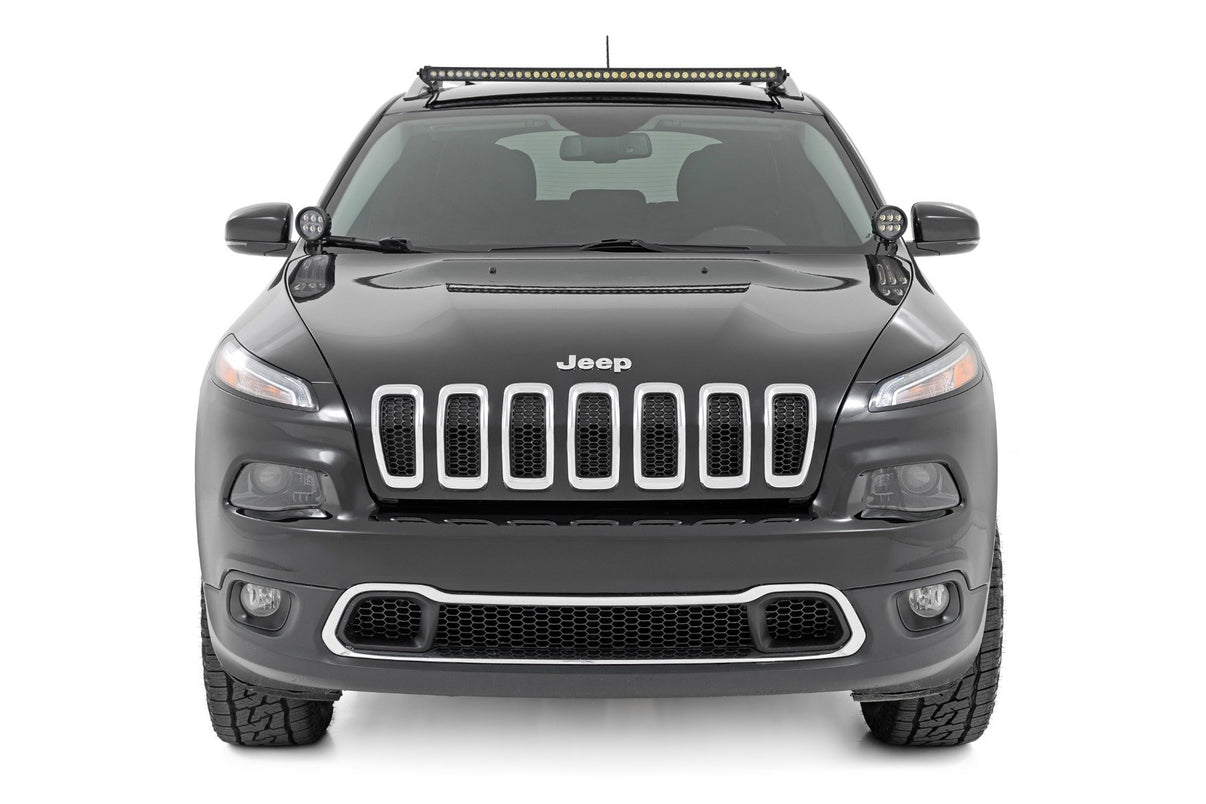 LED Light Kit | Roof Mount | 40" Black Single Row | Jeep Cherokee KL (14-23) | 70086