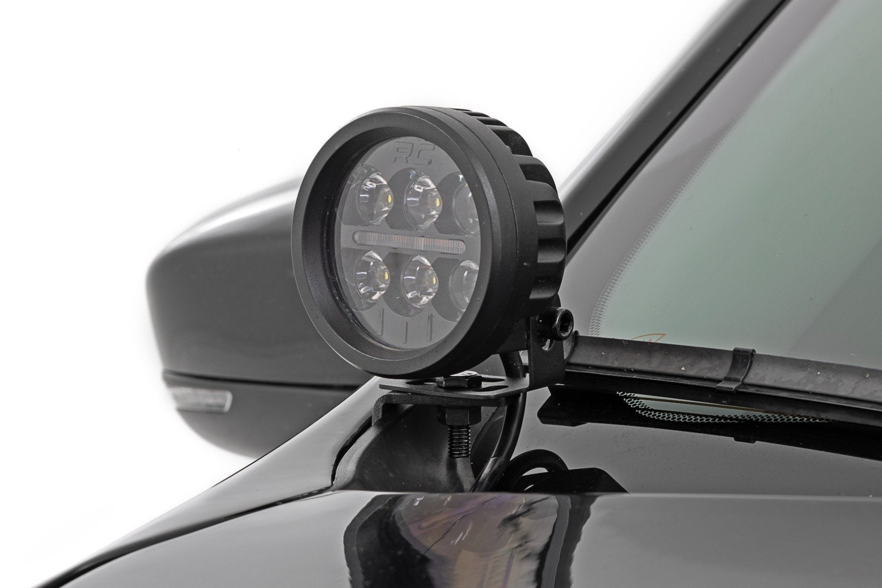 LED Light Kit | Ditch Mount | 2" Black Pair | Amber DRL | Jeep Cherokee KL (14-21) | 70081