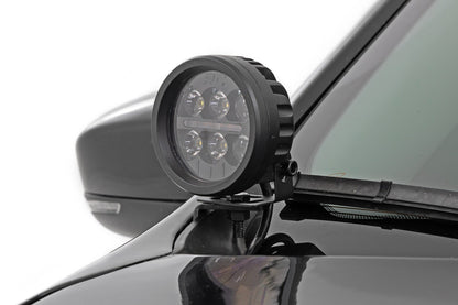 LED Light Kit | Ditch Mount | 2" Black Pair | Amber DRL | Jeep Cherokee KL (14-21) | 70081
