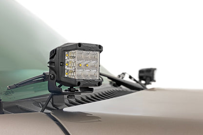 LED Light Kit | Ditch Mount | 2" Black Pair | White DRL | Chevy Silverado 1500 (99-06) | 82284