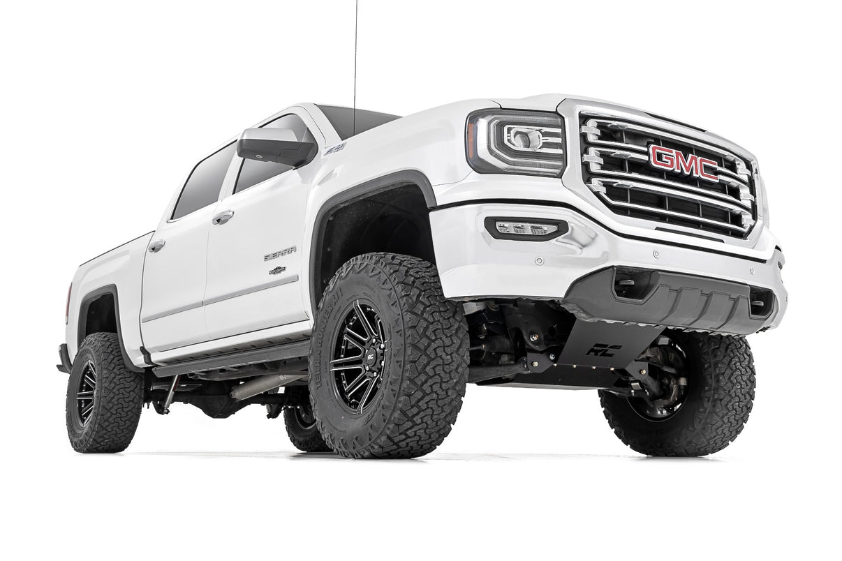 7 Inch Stamped Steel LCA Lift Kit | Forged UCA | Bracket | Vertex/V2 Shks | Chevy/GMC 1500 (16-18) | 11657