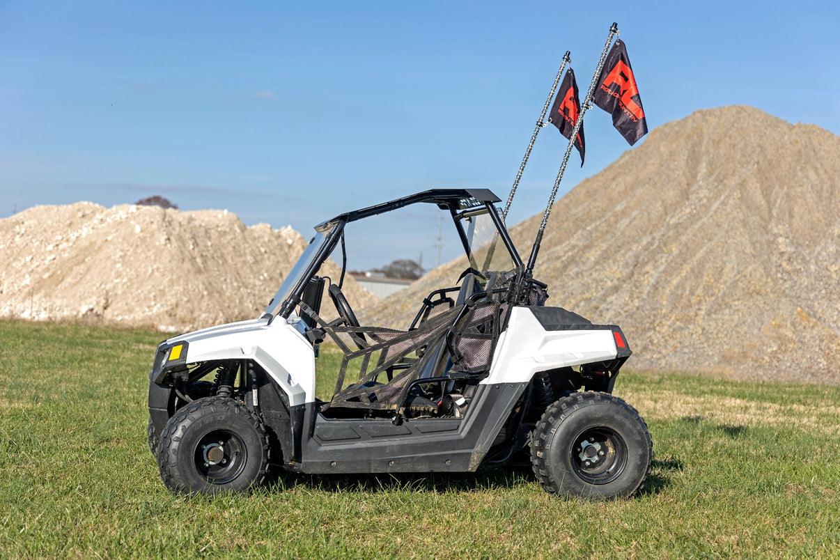 LED Whip Light Kit | Bed Mount | Polaris Ranger RZR 170/RZR 170  | 93087