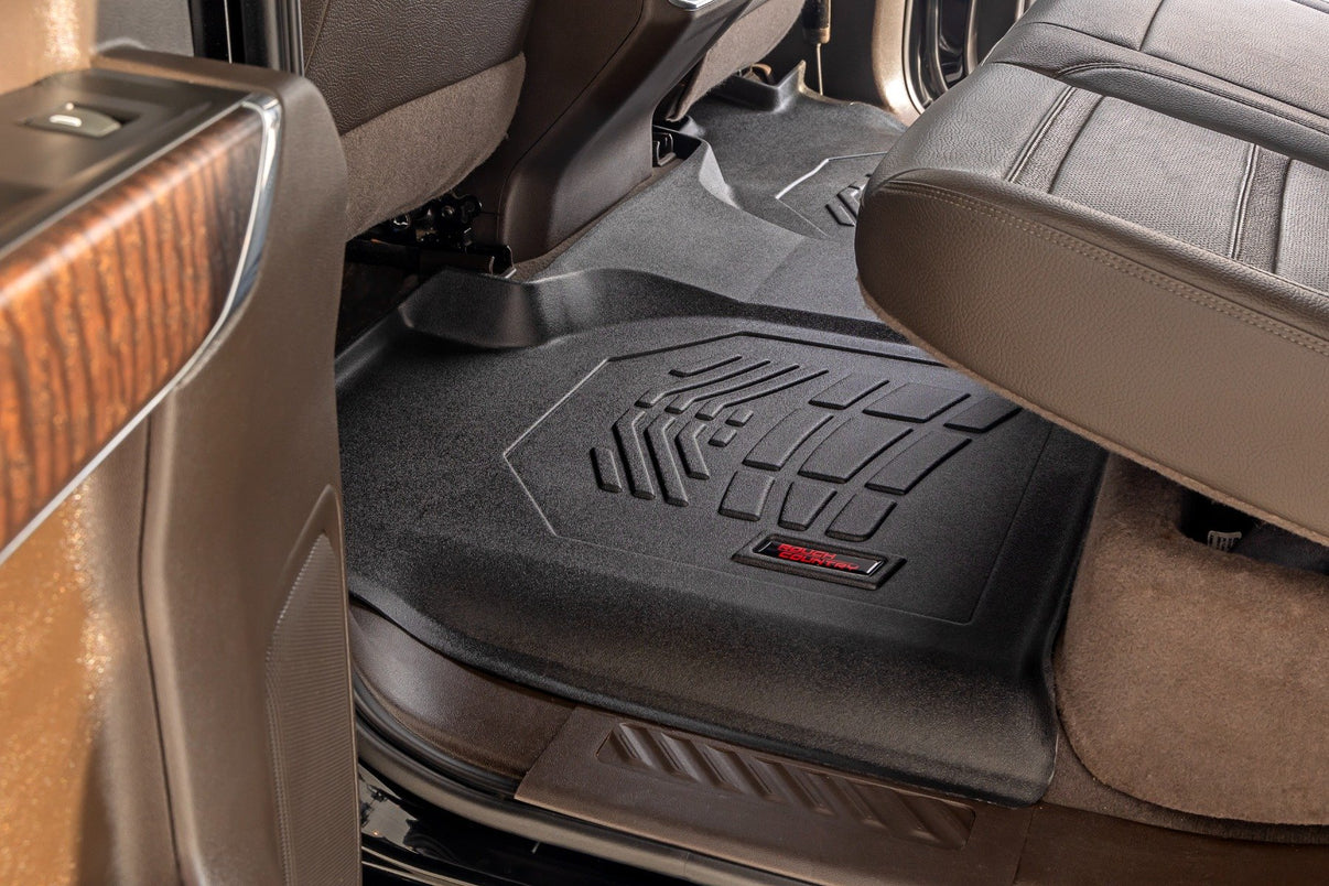 Sure-Fit Floor Mats | FR & RR | FR Over Hump | Crew | Chevy/GMC 1500/2500HD/3500HD (19-25) | SM21613