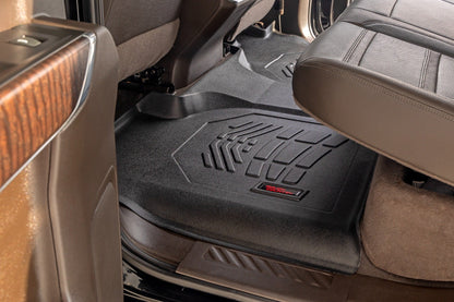 Sure-Fit Floor Mats | FR & RR | FR Over Hump | Crew | Chevy/GMC 1500/2500HD/3500HD (19-25) | SM21613