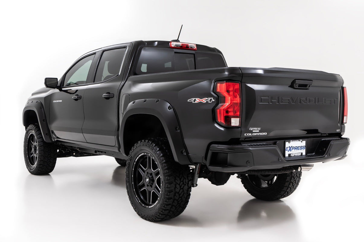 Pocket Fender Flares | GBA Gloss Black | Chevy Colorado 2WD/4WD (2023-2025) | F-C12311-GBA