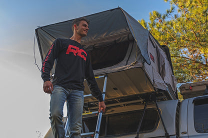 Rough Country | Rough Country Long Sleeve | RC Tread Sleeve | Black| XL | 84099XL