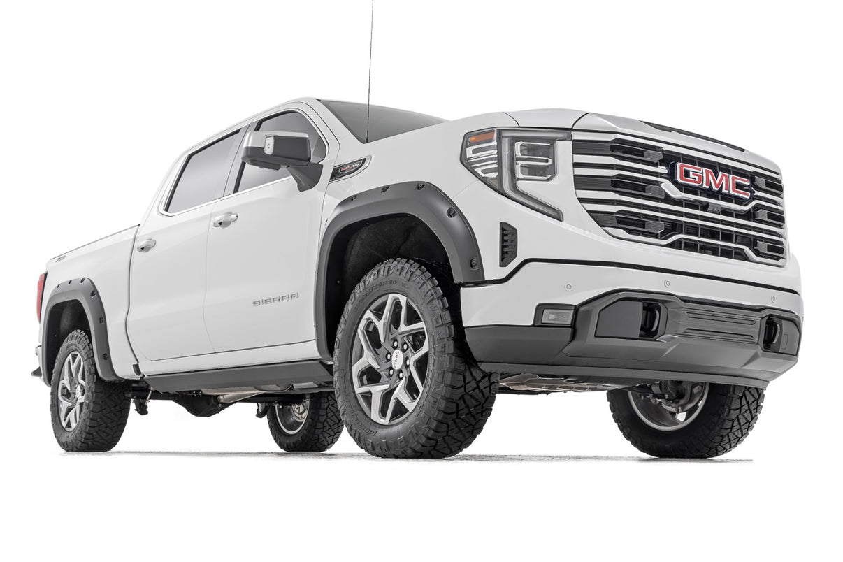 Pocket Fender Flares | GAN Silver Ice Metallic | GMC Sierra 1500 2WD/4WD (2019-2025 & Classic) | F-C11950A-GAN