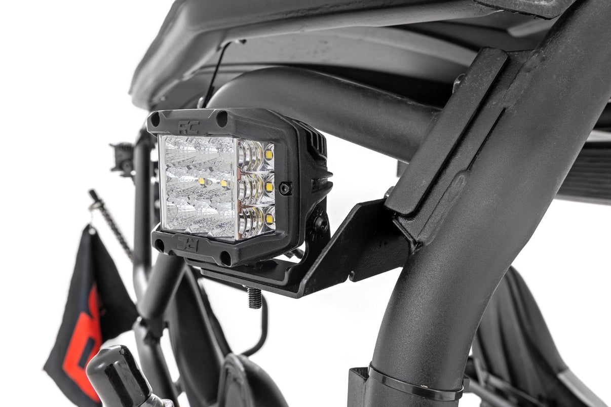 LED Light | Rear Mount | 2" Black Pair | Spot | Kawasaki Teryx 4 1000/Teryx 800  | 94006
